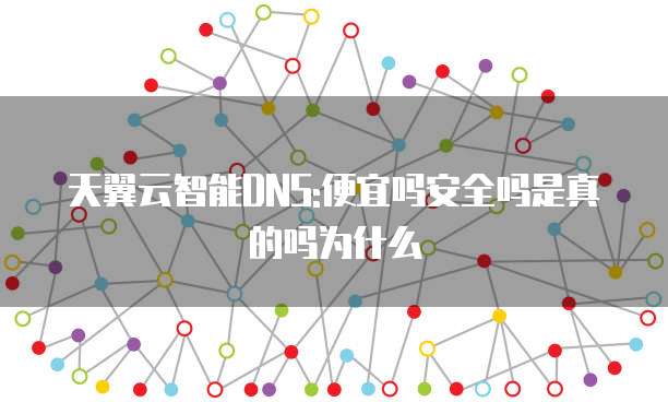 天翼云智能DNS:便宜吗安全吗是真的吗为什么