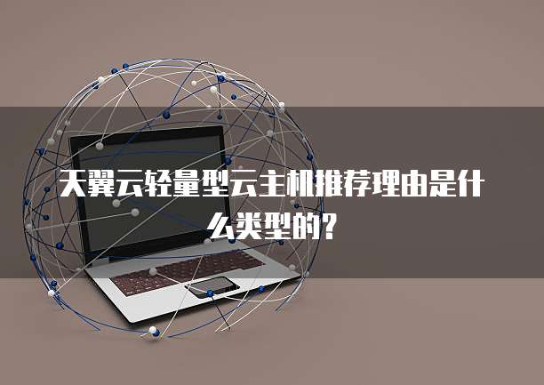 天翼云轻量型云主机推荐理由是什么类型的?