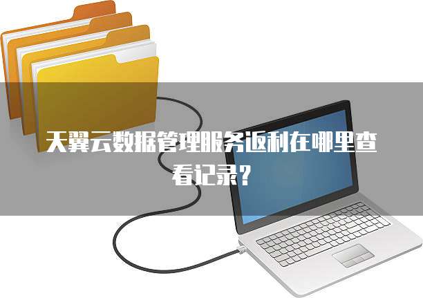 天翼云数据管理服务返利在哪里查看记录?
