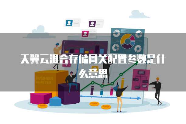 天翼云混合存储网关配置参数是什么意思
