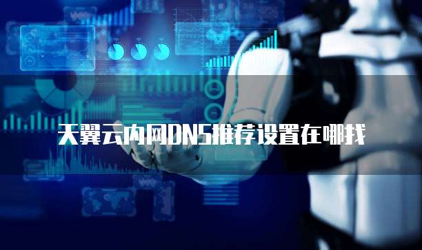天翼云内网DNS推荐设置在哪找