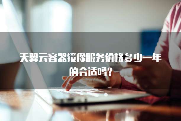 天翼云容器镜像服务价格多少一年的合适吗?