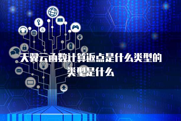 天翼云函数计算返点是什么类型的类型是什么