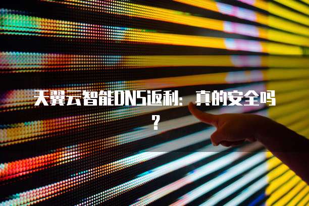 天翼云智能DNS返利:真的安全吗?
