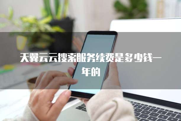 天翼云云搜索服务续费是多少钱一年的