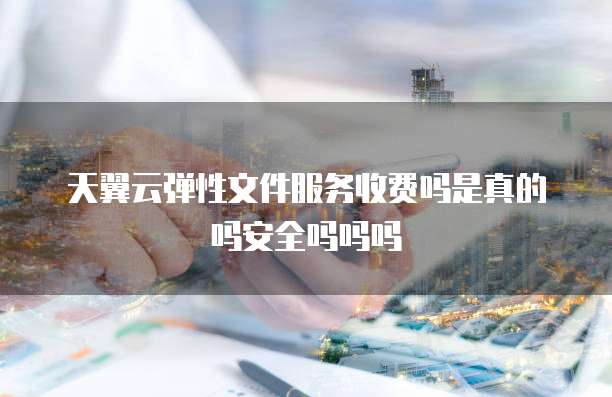 天翼云弹性文件服务收费吗是真的吗安全吗吗吗
