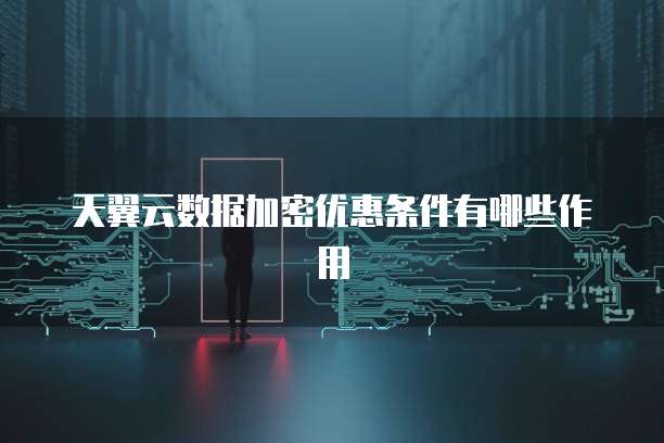 天翼云数据加密优惠条件有哪些作用