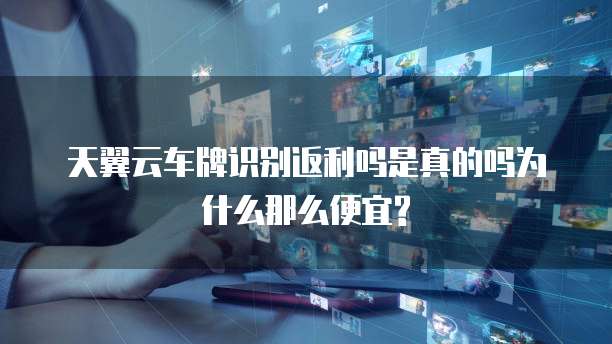 天翼云车牌识别返利吗是真的吗为什么那么便宜?