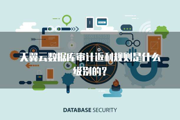 天翼云数据库审计返利规则是什么级别的?