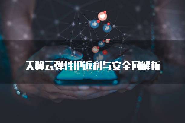 天翼云弹性IP返利与安全问解析