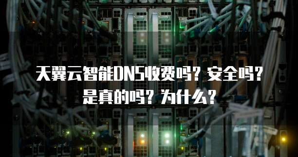 天翼云智能DNS收费吗？安全吗？是真的吗？为什么？
