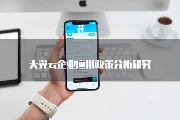 天翼云企业应用政策分析研究