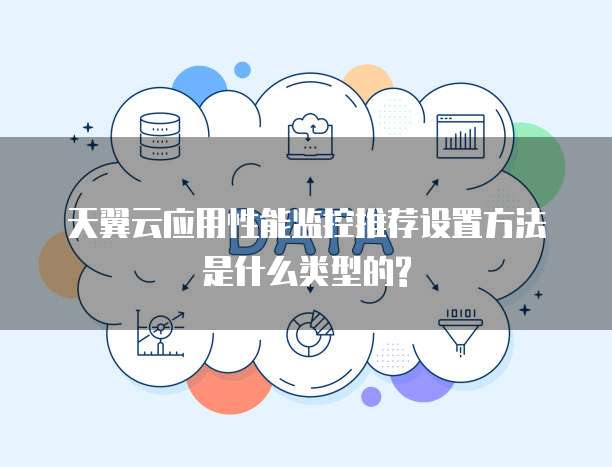 天翼云应用性能监控推荐设置方法是什么类型的?