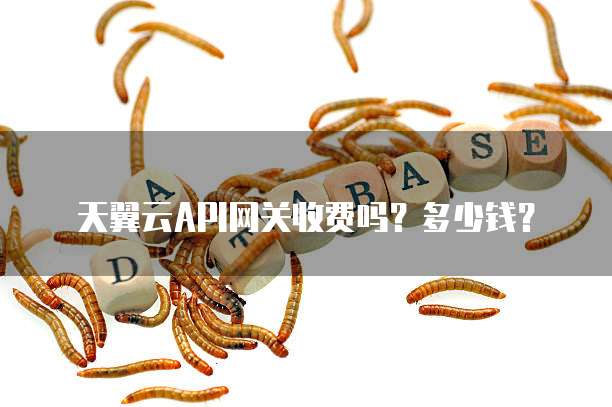 天翼云API网关收费吗?多少钱?