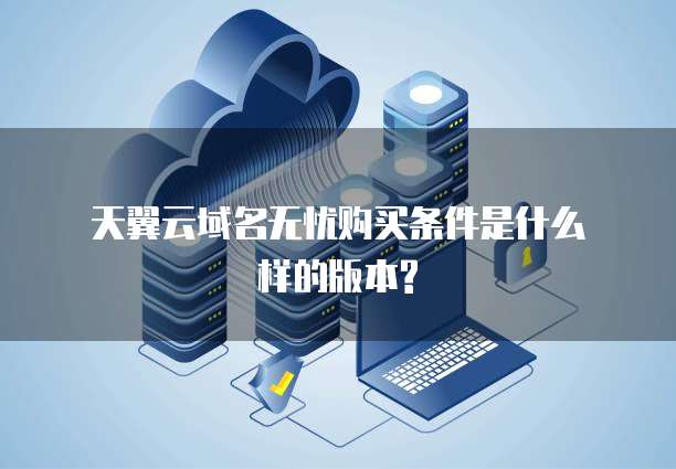 天翼云域名无忧购买条件是什么样的版本?