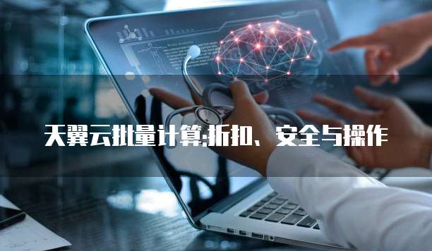天翼云批量计算:折扣、安全与操作