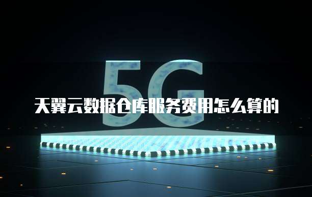 天翼云数据仓库服务费用怎么算的