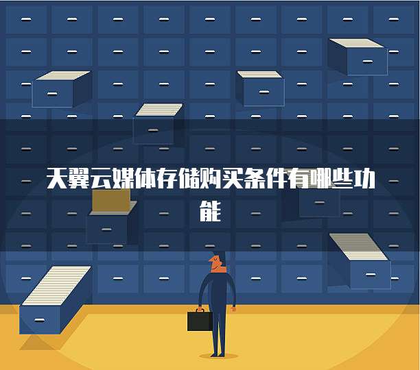 天翼云媒体存储购买条件有哪些功能