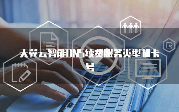 天翼云智能DNS续费服务类型和卡号