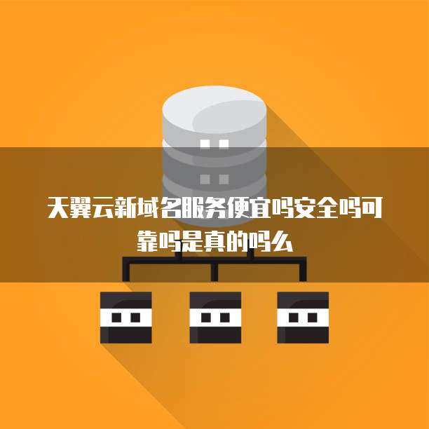 天翼云新域名服务便宜吗安全吗可靠吗是真的吗么