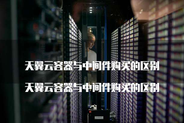 天翼云容器与中间件购买的区别
天翼云容器与中间件购买的区别