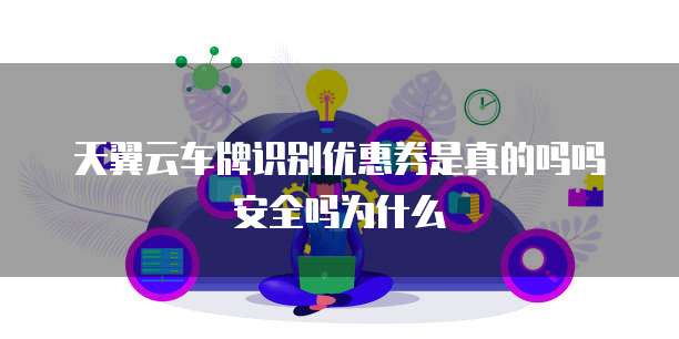 天翼云车牌识别优惠券是真的吗吗安全吗为什么