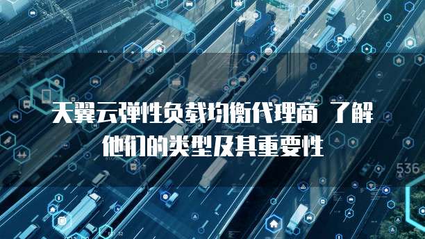 天翼云弹性负载均衡代理商 了解他们的类型及其重要性