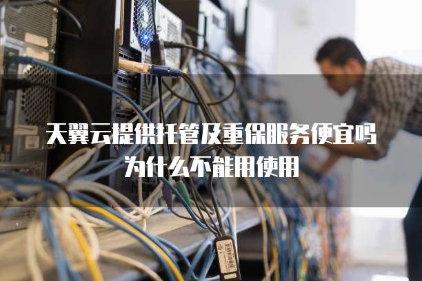 天翼云提供托管及重保服务便宜吗为什么不能用使用