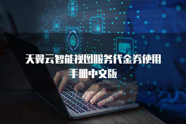 天翼云智能视图服务代金券使用手册中文版
