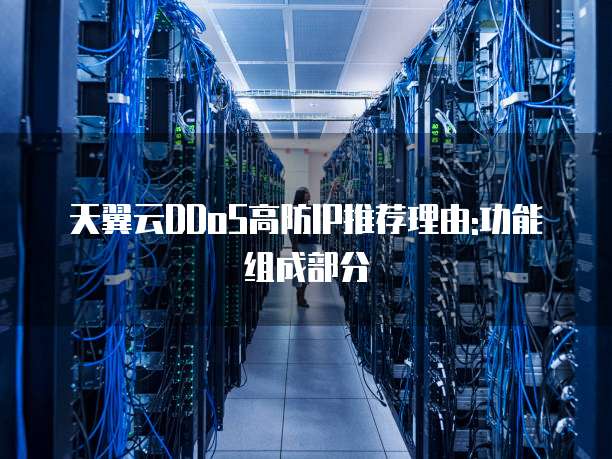 天翼云DDoS高防IP推荐理由:功能组成部分