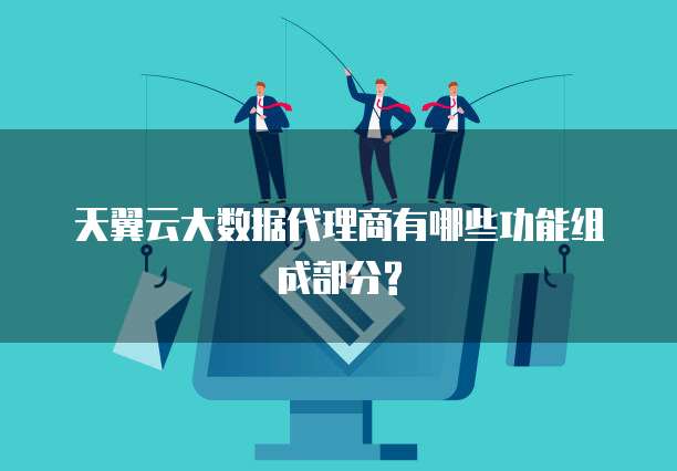 天翼云大数据代理商有哪些功能组成部分?