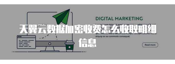 天翼云数据加密收费怎么收取明细信息