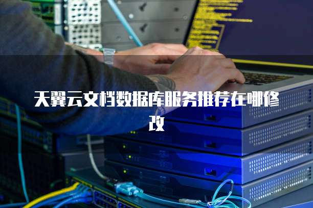 天翼云文档数据库服务推荐在哪修改