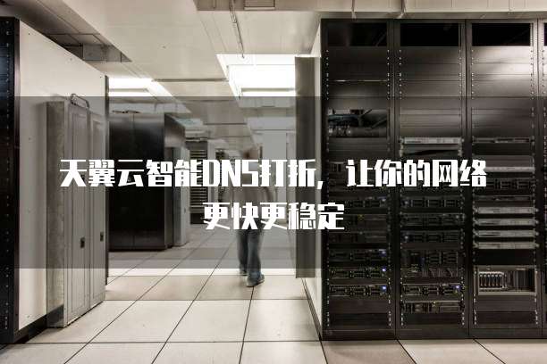 天翼云智能DNS打折,让你的网络更快更稳定