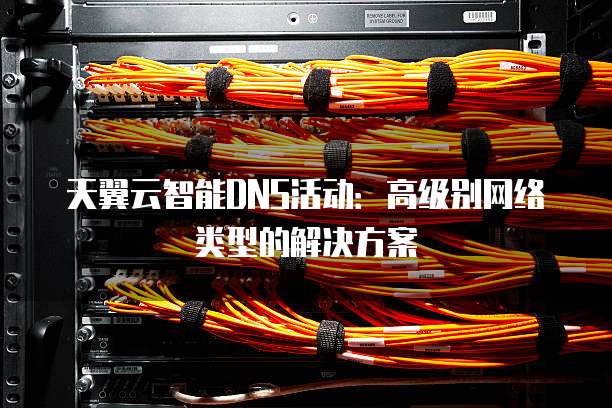 天翼云智能DNS活动:高级别网络类型的解决方案