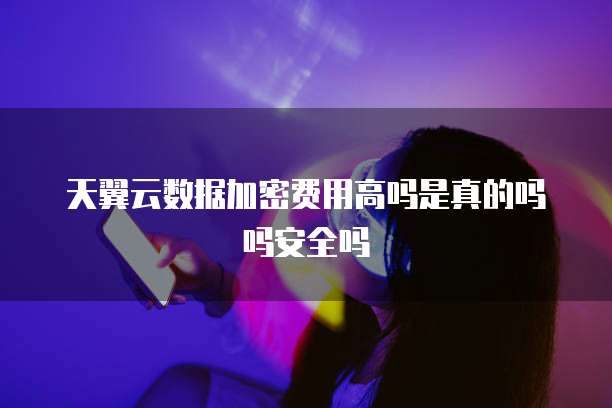天翼云数据加密费用高吗是真的吗吗安全吗