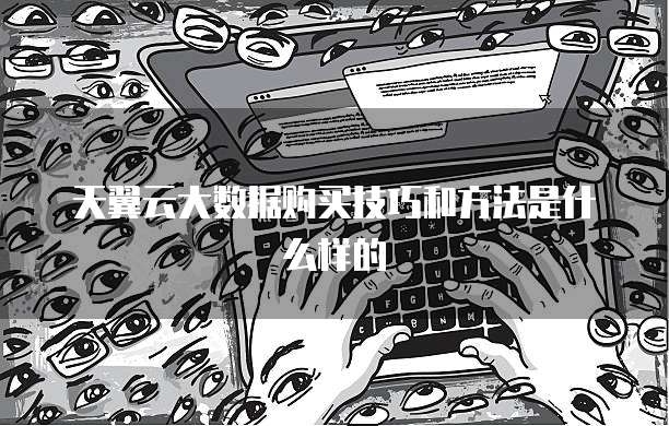 天翼云大数据购买技巧和方法是什么样的