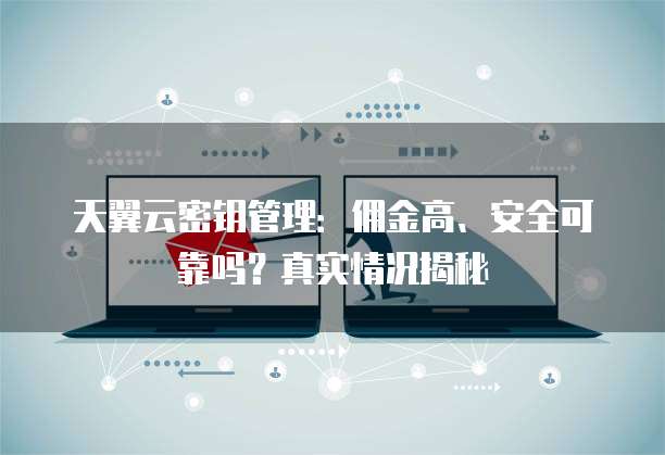 天翼云密钥管理:佣金高、安全可靠吗?真实情况揭秘