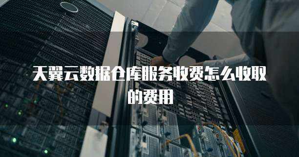 天翼云数据仓库服务收费怎么收取的费用