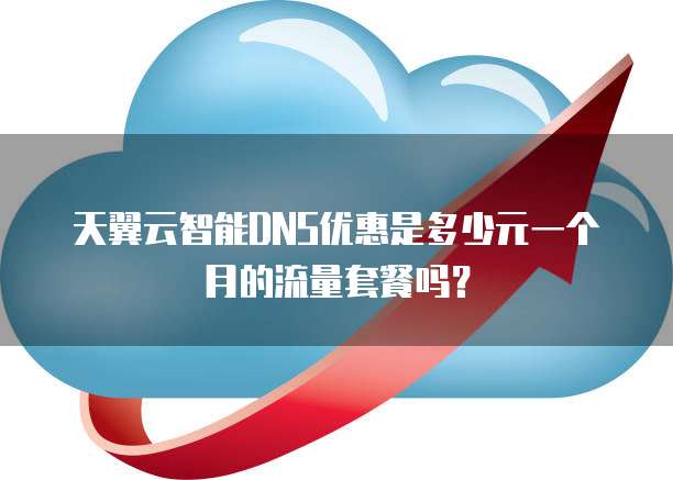 天翼云智能DNS优惠是多少元一个月的流量套餐吗？