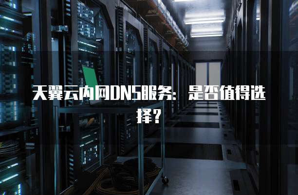 天翼云内网DNS服务:是否值得选择?