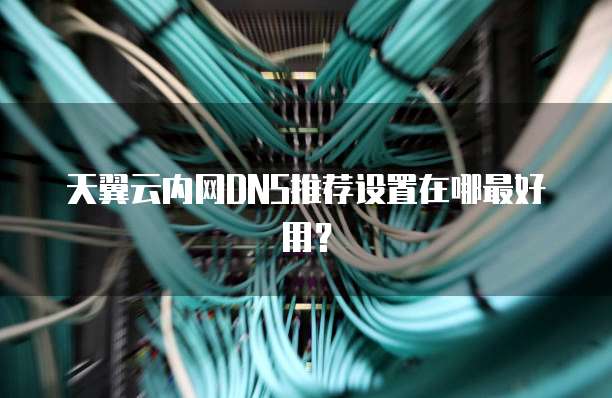天翼云内网DNS推荐设置在哪最好用?