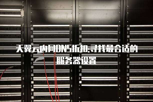 天翼云内网DNS折扣:寻找最合适的服务器设置