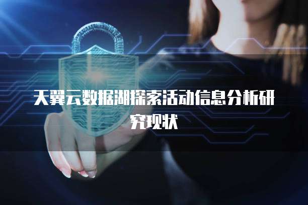 天翼云数据湖探索活动信息分析研究现状