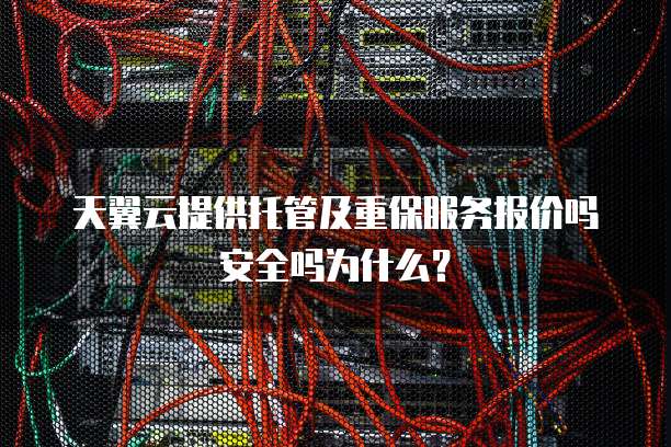 天翼云提供托管及重保服务报价吗安全吗为什么?