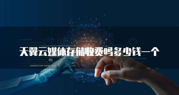天翼云媒体存储收费吗多少钱一个