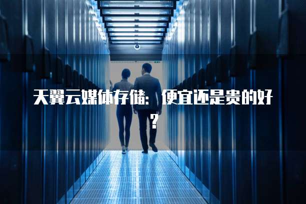 天翼云媒体存储:便宜还是贵的好?