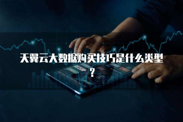 天翼云大数据购买技巧是什么类型？