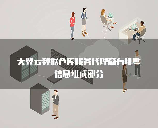 天翼云数据仓库服务代理商有哪些信息组成部分