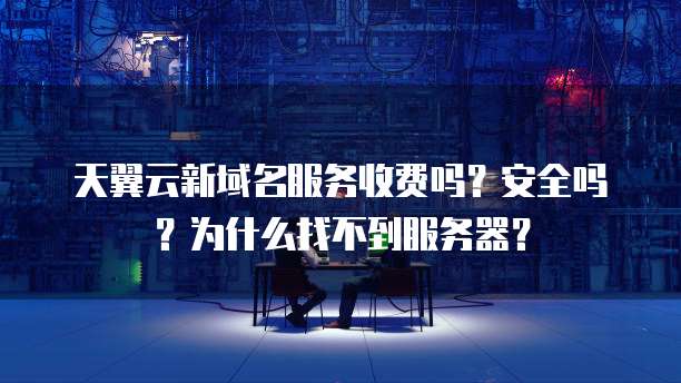 天翼云新域名服务收费吗?安全吗?为什么找不到服务器?